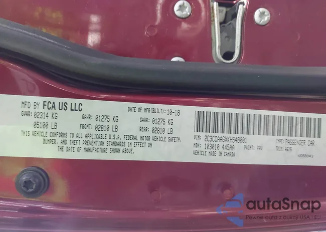 2C3CCAAGXKH548001: 42393295