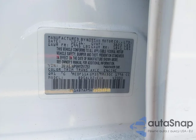 3N1AB7AP9HY251753: 42392583