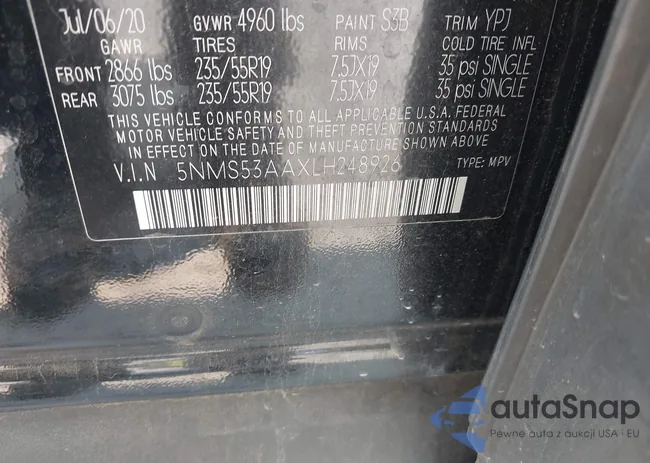 5NMS53AAXLH248926: 42392734