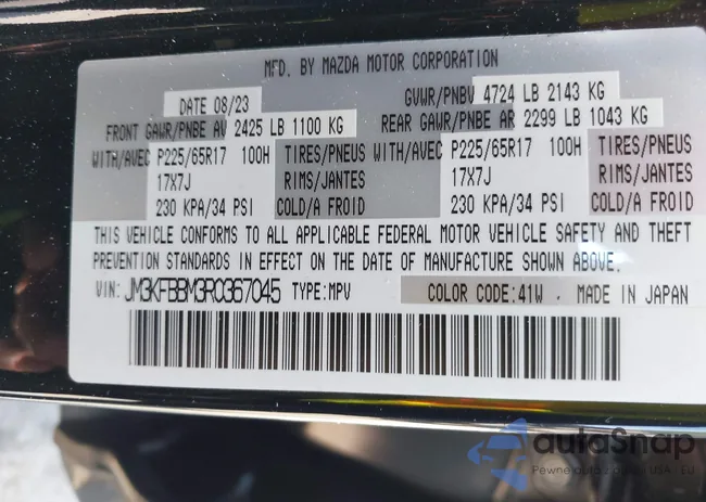 JM3KFBBM3R0367045: 42392851