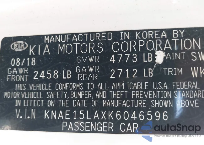 KNAE15LAXK6046596: 42394048