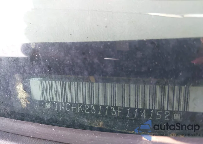 1GCHK23113F114152: 42393591