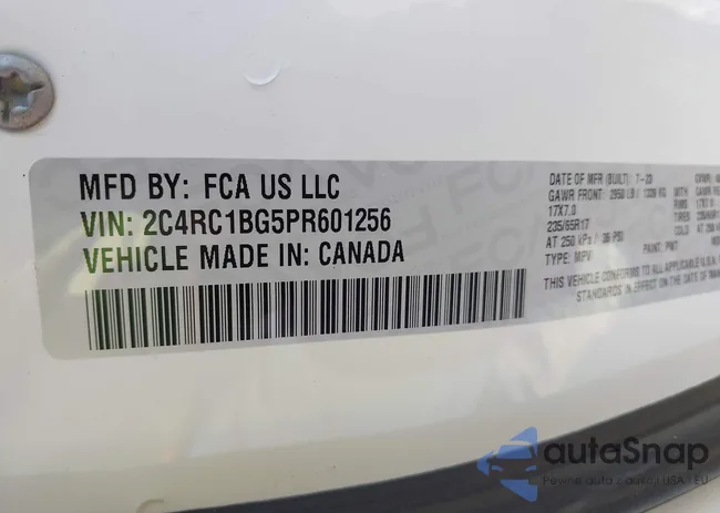 2C4RC1BG5PR601256: 42393770