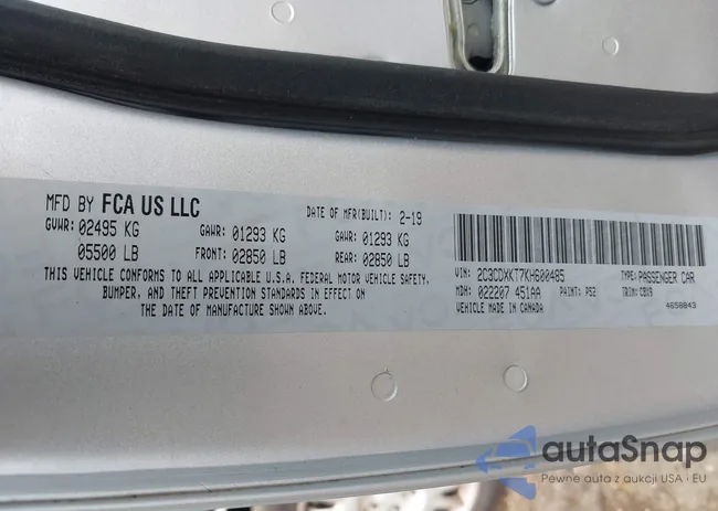 2C3CDXKT7KH600485: 42395135