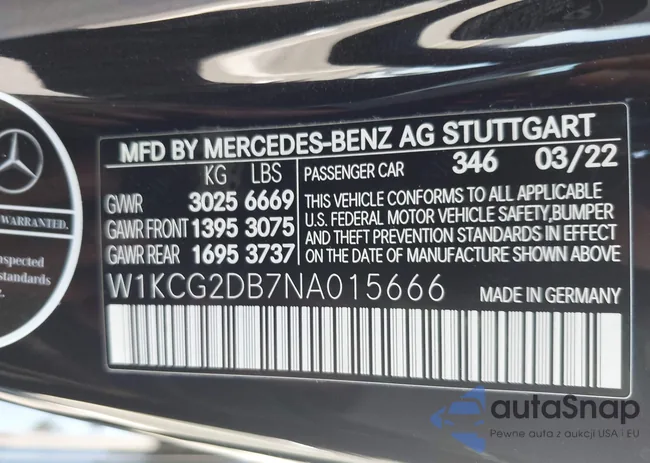 W1KCG2DB7NA015666: 42395166