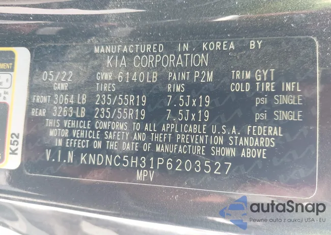 KNDNC5H31P6203527: 42395254