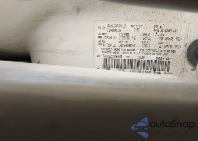 3D7LU38C13G794868: 42395341