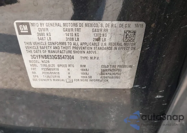 3GYFNBE33GS547304: 42395451