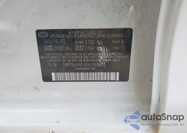 5NPDH4AE4DH240477: 42394762