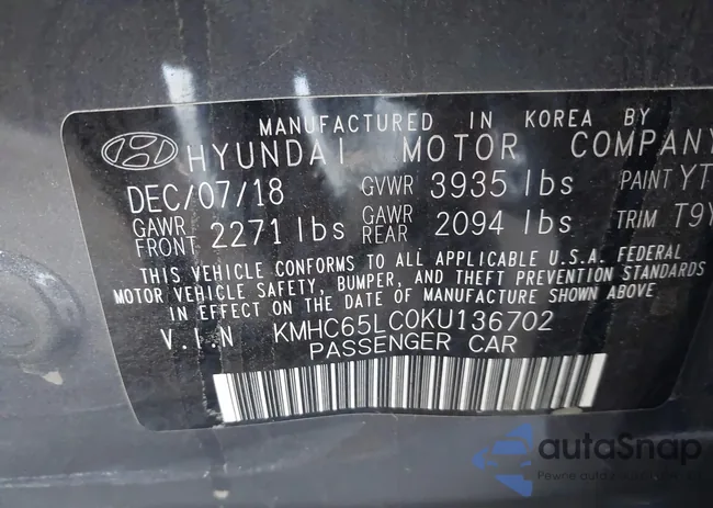 KMHC65LC0KU136702: 42394812