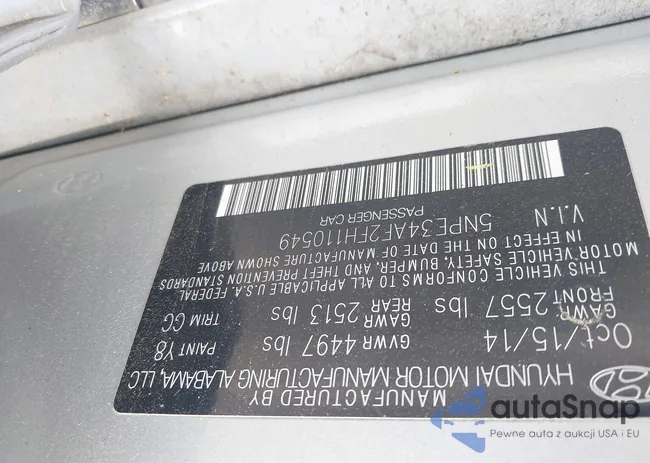 5NPE34AF2FH110549: 42394828