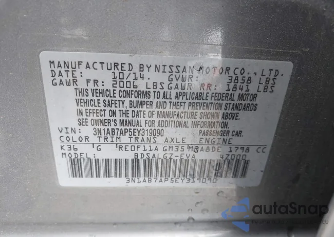 3N1AB7AP5EY319090: 42395916