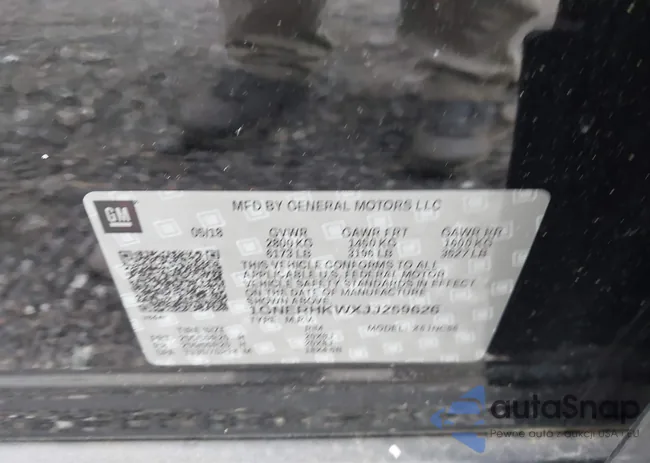 1GNERHKWXJJ259626: 42395986