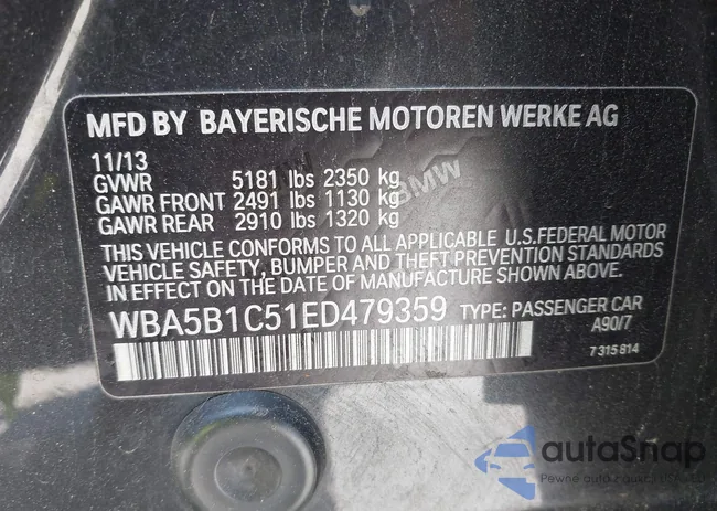 WBA5B1C51ED479359: 42396160