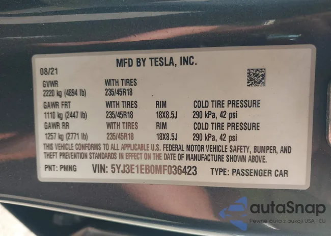 5YJ3E1EB0MF036423: 42396199