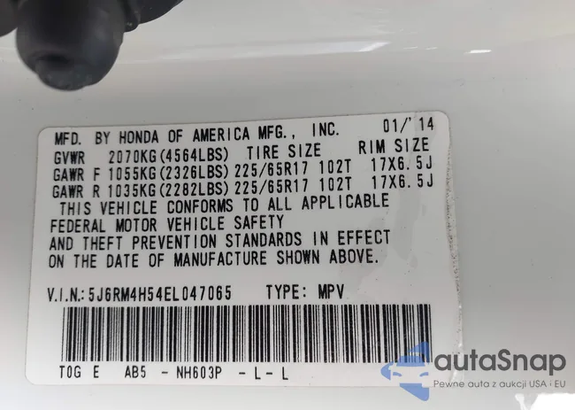 5J6RM4H54EL047065: 42396211