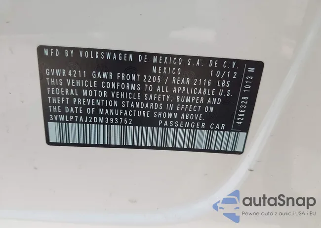 3VWLP7AJ2DM393752: 42396266