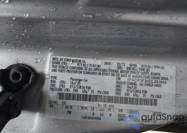 1FADP3F20DL283842: 42395617