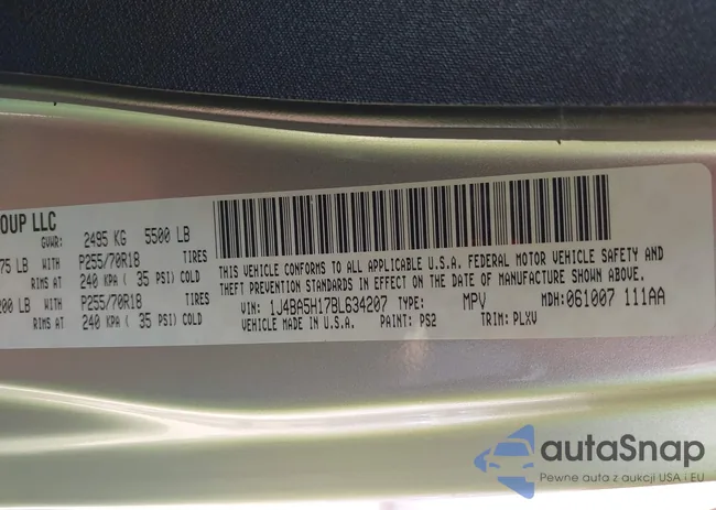 1J4BA5H17BL634207: 42395744