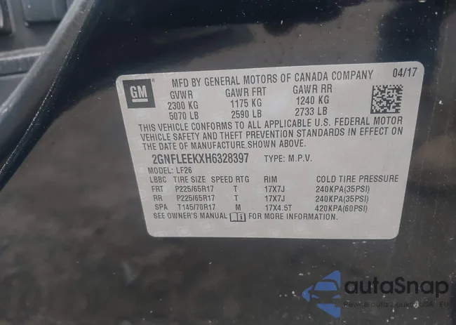 2GNFLEEKXH6328397: 42395829