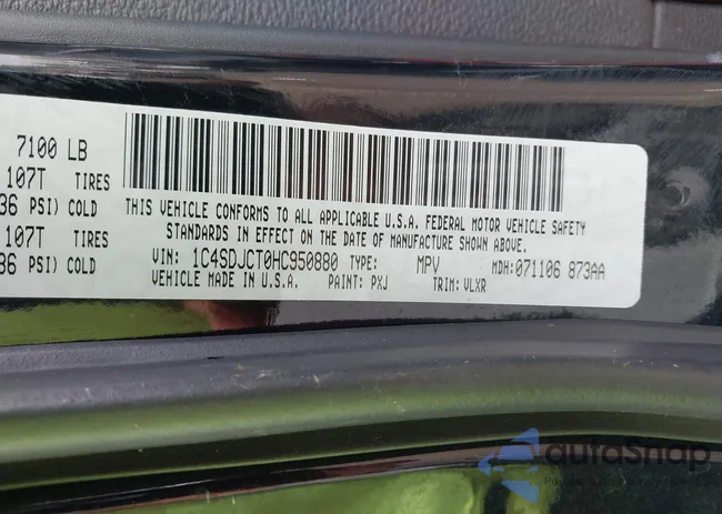 1C4SDJCT0HC950880: 42395866