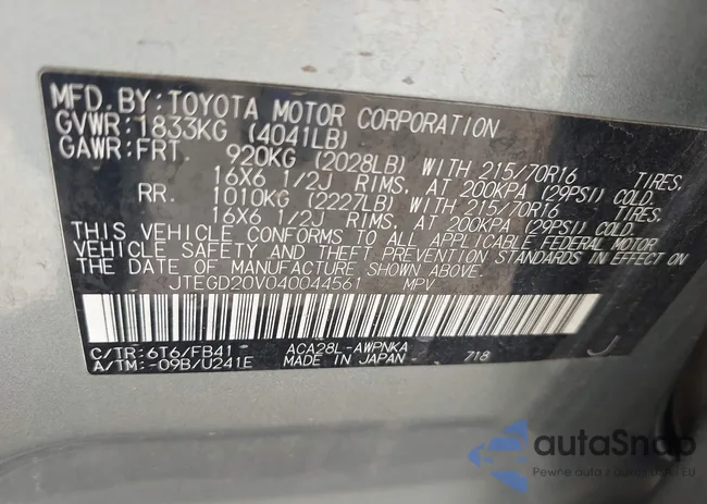 JTEGD20V040044561: 42396935