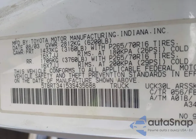 5TBRT34153S435688: 42397068