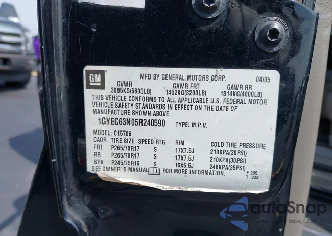 1GYEC63N05R240590: 42397260