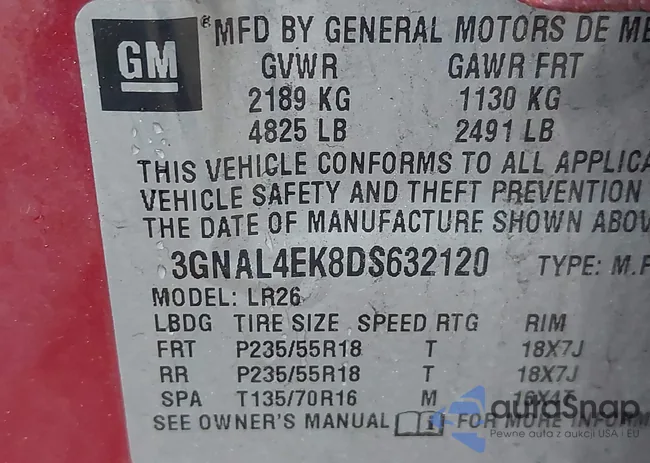 3GNAL4EK8DS632120: 42396696