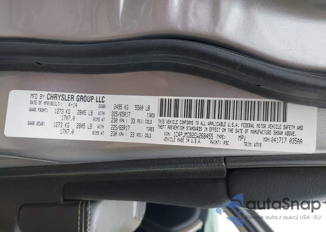 1C4PJMCB2EW268455: 42396756