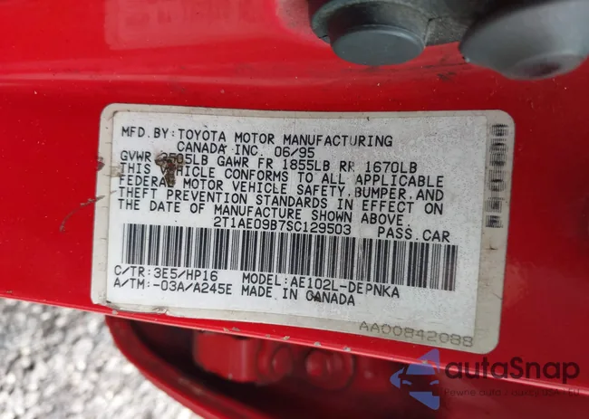 2T1AE09B7SC129503: 42398172