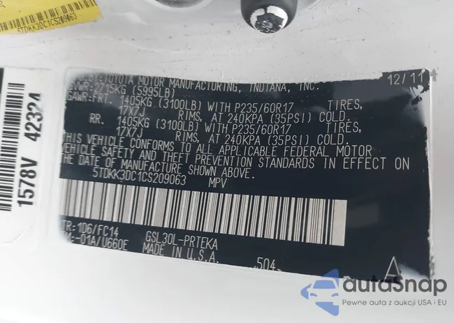 5TDKK3DC1CS209063: 42398184