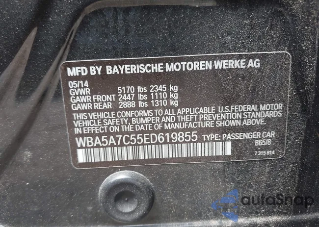 WBA5A7C55ED619855: 42398223