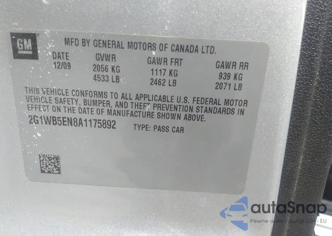 2G1WB5EN8A1175892: 42398301