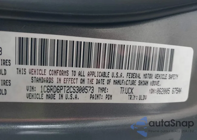 1C6RD6PT2CS300573: 42398332