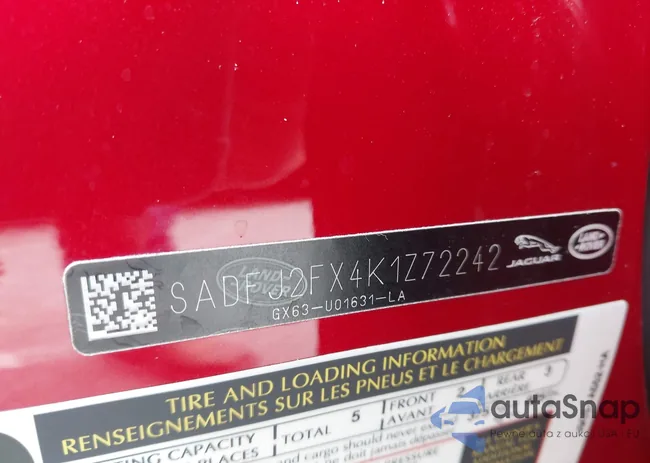 SADFJ2FX4K1Z72242: 42397776