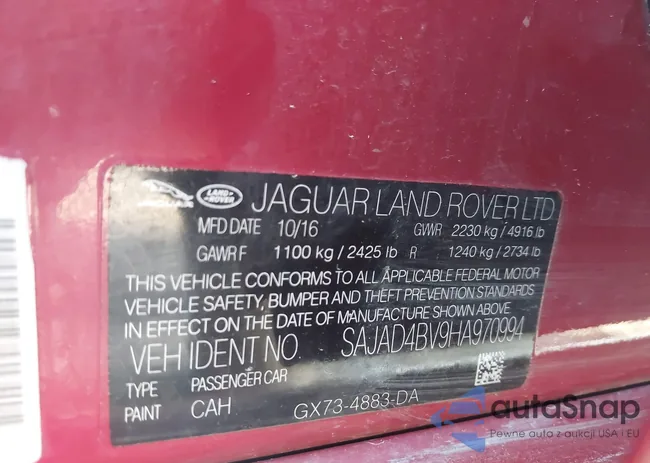 SAJAD4BV9HA970994: 42397779