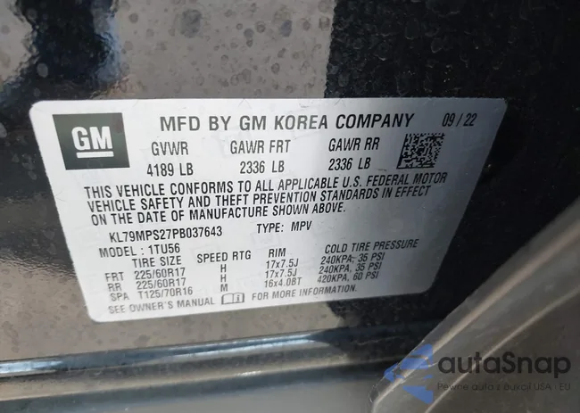 KL79MPS27PB037643: 42397825