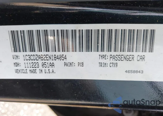 1C3CDZAB2EN184054: 42398976