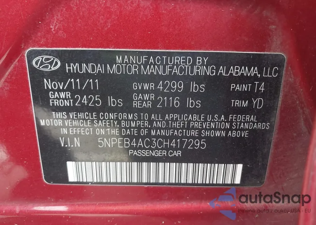 5NPEB4AC3CH417295: 42399009