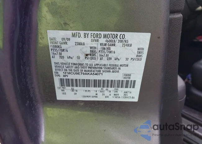 1FMCU9E79AKA54071: 42399057