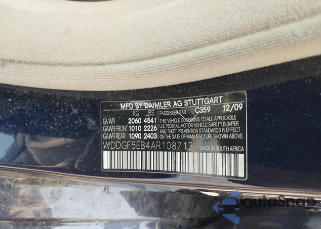 WDDGF5EB4AR108712: 42399161