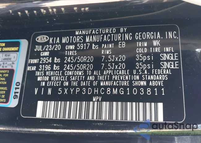 5XYP3DHC8MG103811: 42399249