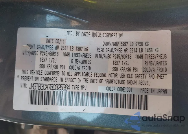 JM3TB3CA7B0325364: 42399328