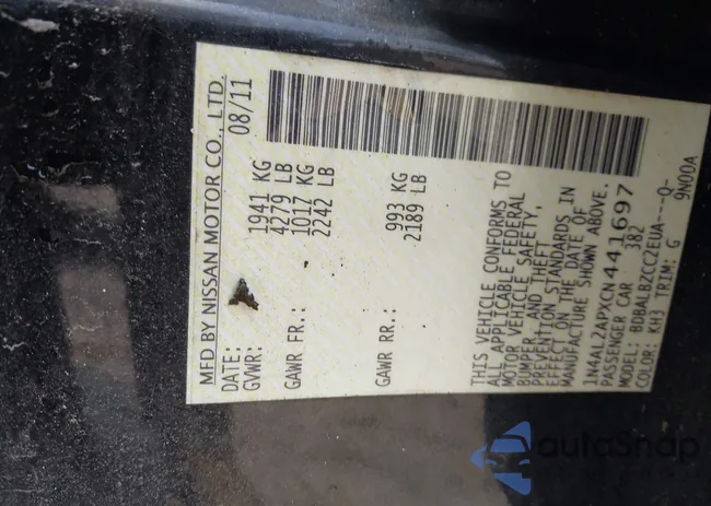 1N4AL2APXCN441697: 42399403