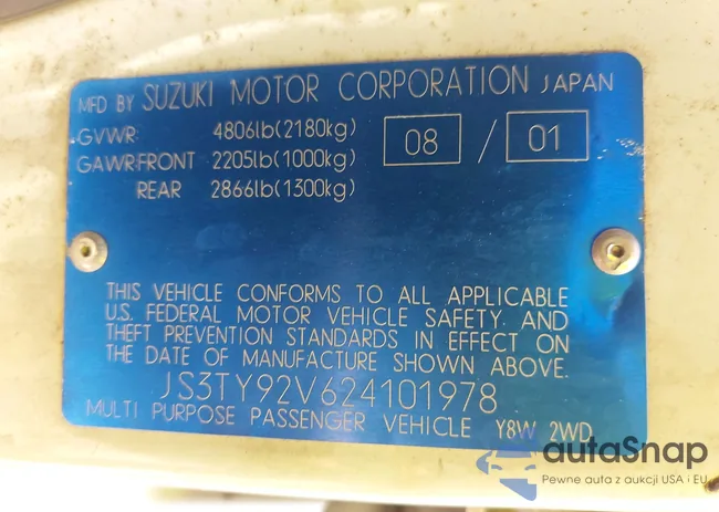 JS3TY92V624101978: 42399967