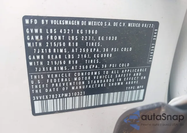 3VVEX7B2XPM310321: 42400053