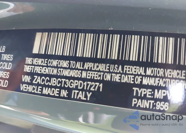 ZACCJBCT3GPD17271: 42400397