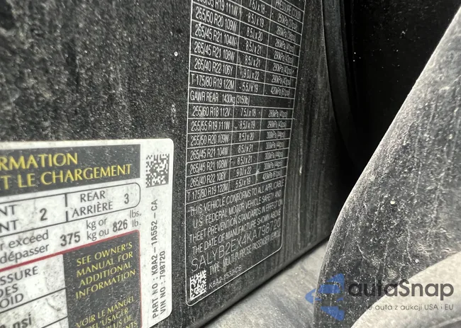 SALYB2EX4KA798720: 42399467