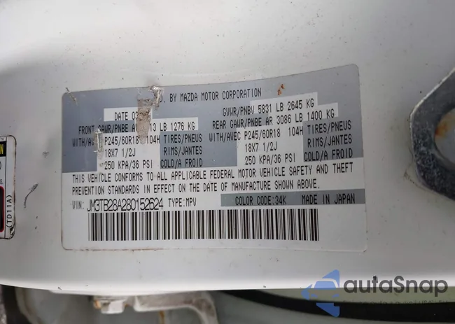 JM3TB28A280152624: 42399523